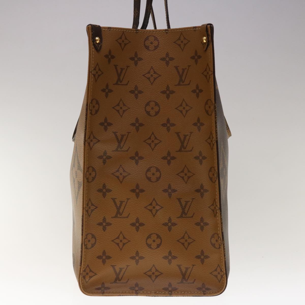 LOUIS VUITTON Monogram Reverse Giant On The Go GM Tote Bag M45320 Auth 65248SA