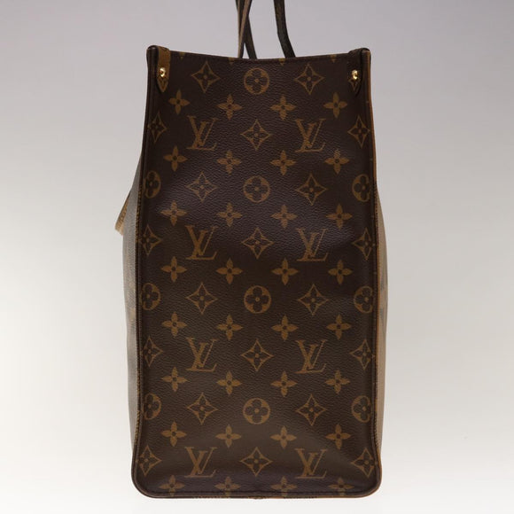 LOUIS VUITTON Monogram Reverse Giant On The Go GM Tote Bag M45320 Auth 65248SAV