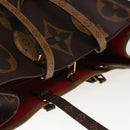 LOUIS VUITTON Monogram Reverse Giant On The Go GM Tote Bag M45320 Auth 65248SAV-6