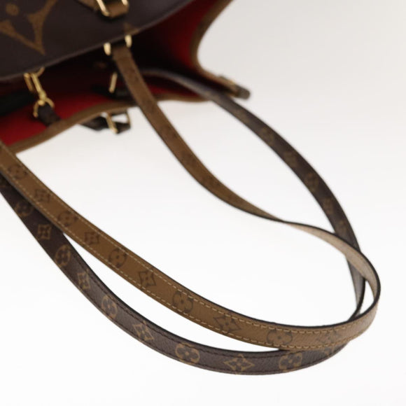 LOUIS VUITTON Monogram Reverse Giant On The Go GM Tote Bag M45320 Auth 65248SAV