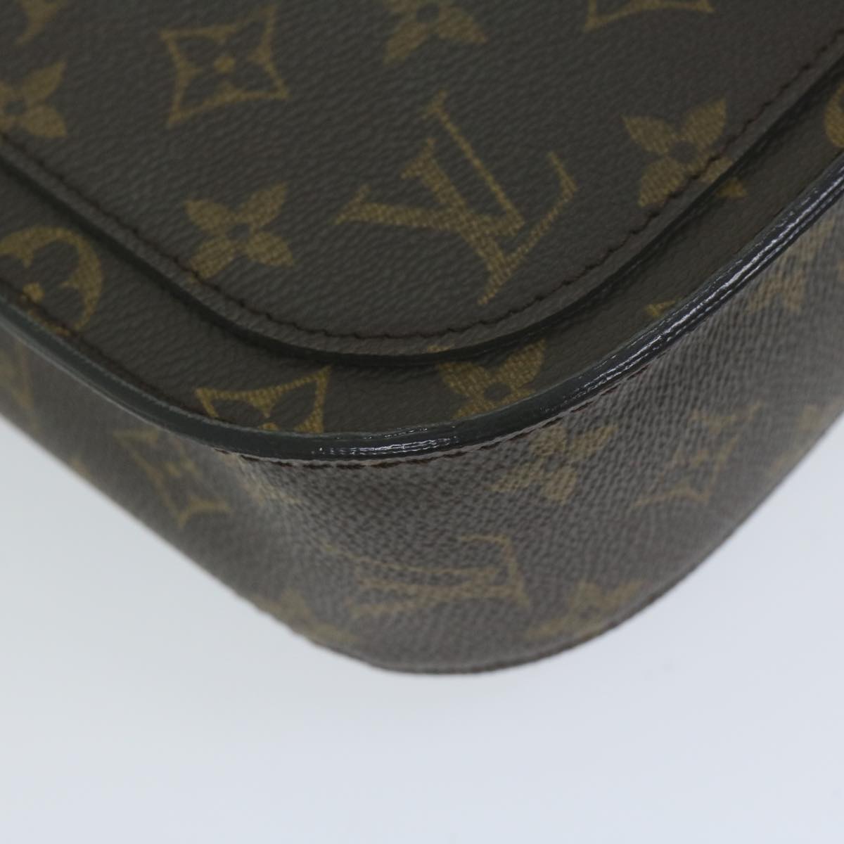 LOUIS VUITTON Monogram Saint Cloud GM Shoulder Bag M51242 LV Auth 65254A