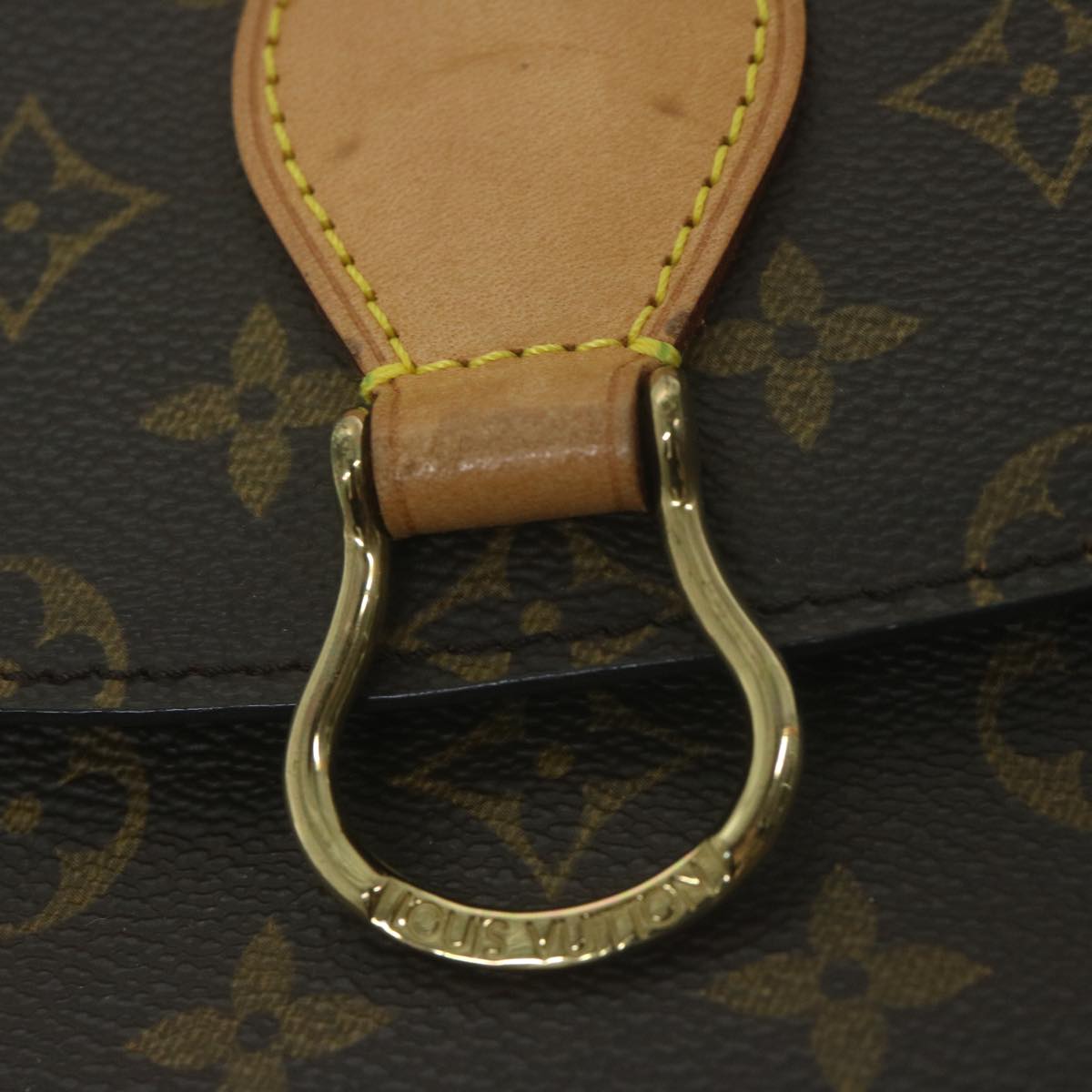 LOUIS VUITTON Monogram Saint Cloud GM Shoulder Bag M51242 LV Auth 65254A