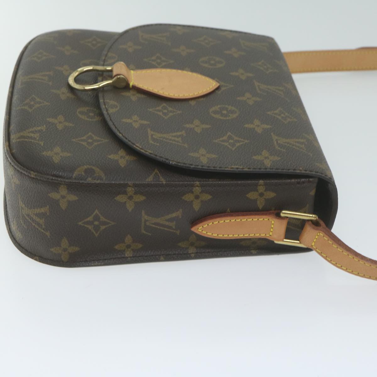 LOUIS VUITTON Monogram Saint Cloud GM Shoulder Bag M51242 LV Auth 65254A