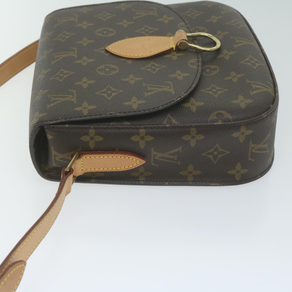 LOUIS VUITTON Monogram Saint Cloud GM Shoulder Bag M51242 LV Auth 65254A