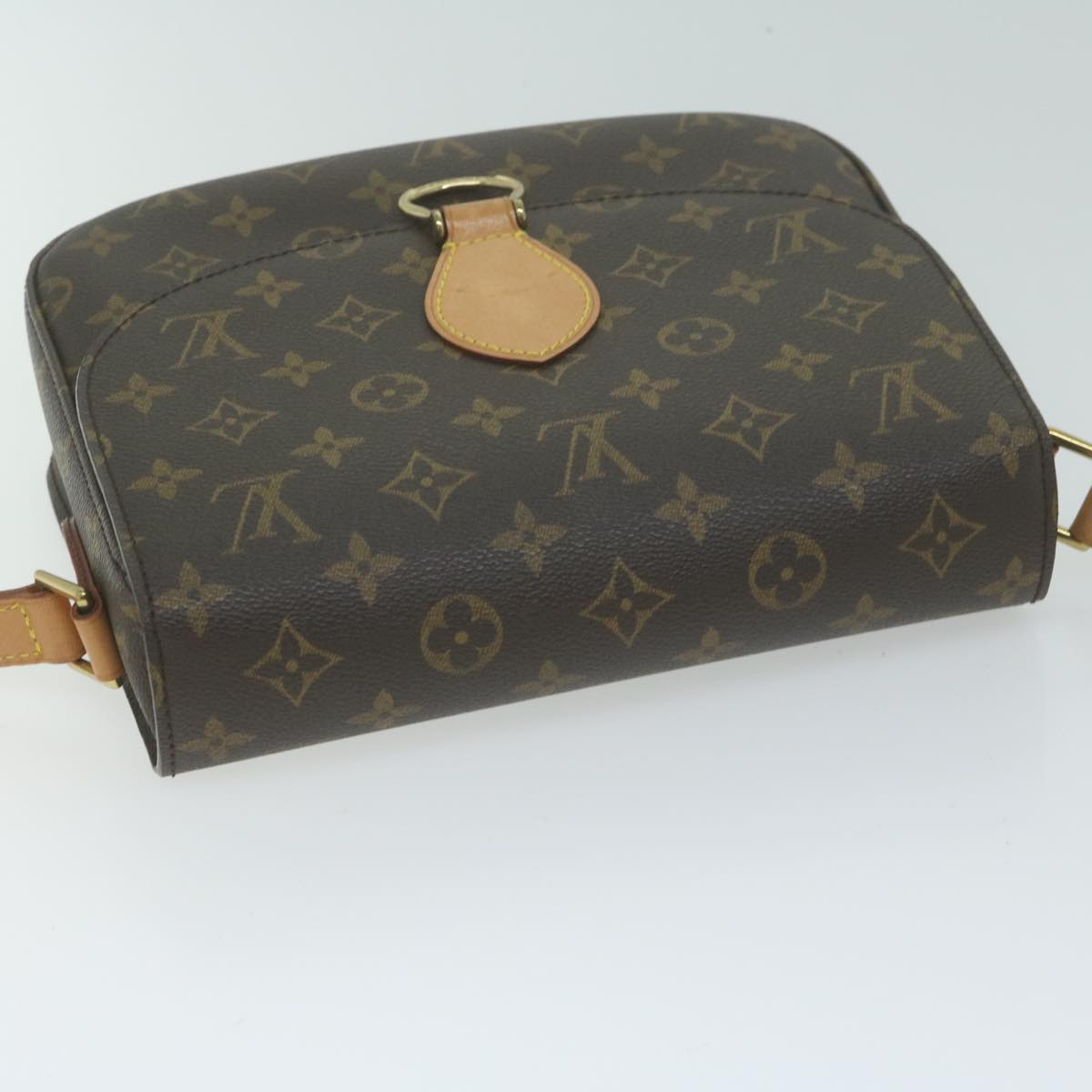 LOUIS VUITTON Monogram Saint Cloud GM Shoulder Bag M51242 LV Auth 65254A