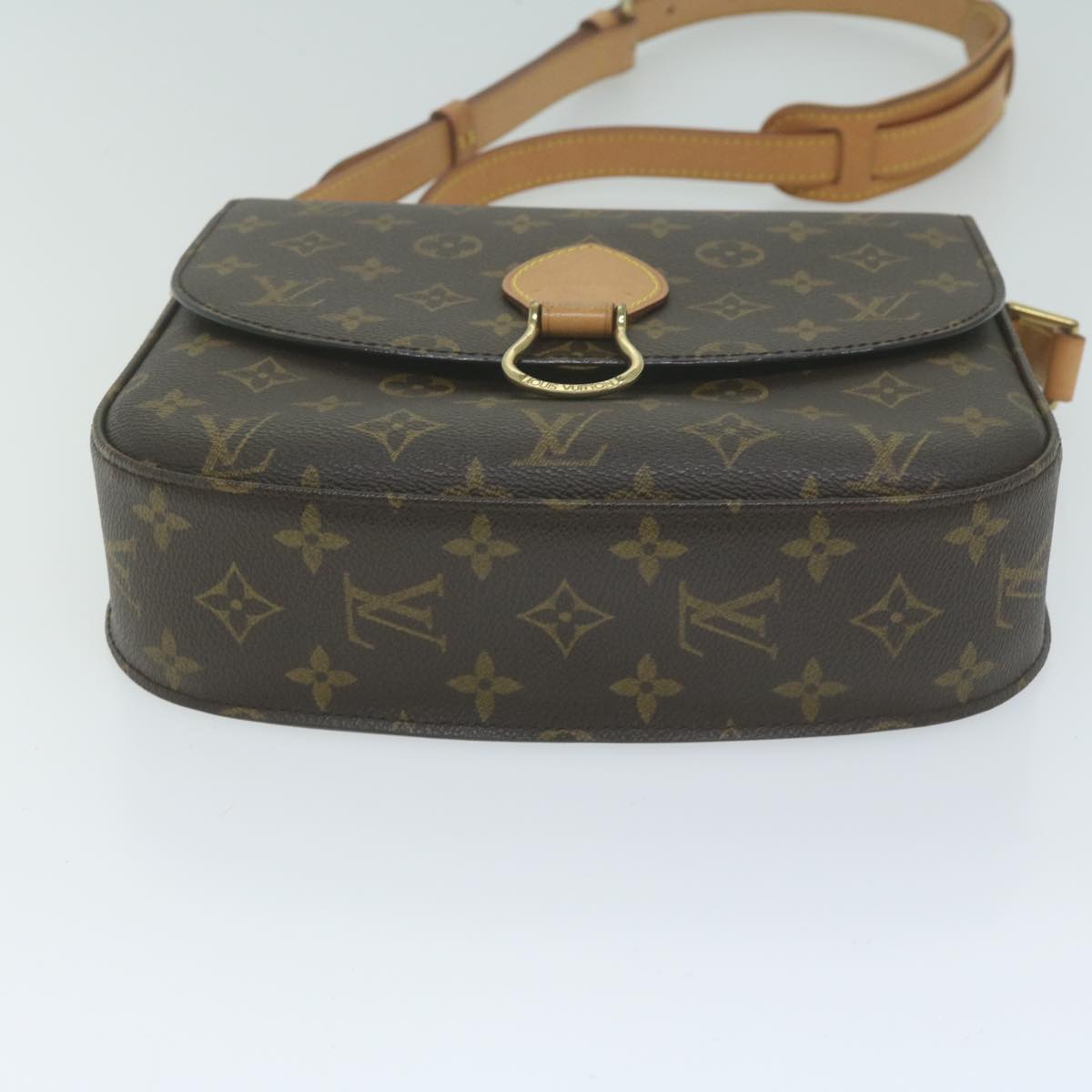 LOUIS VUITTON Monogram Saint Cloud GM Shoulder Bag M51242 LV Auth 65254A