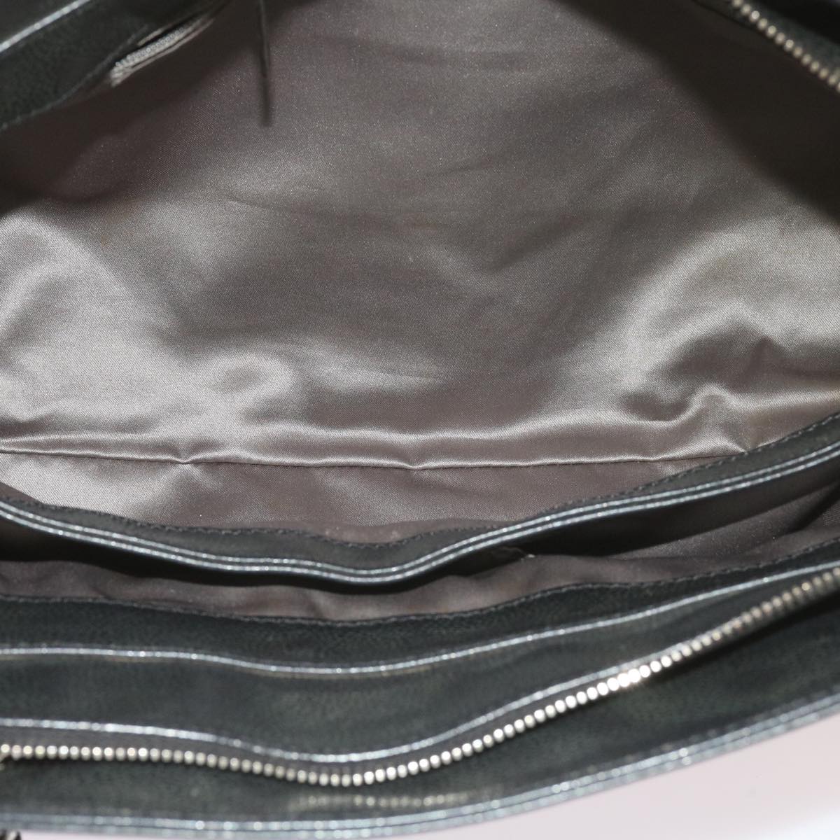 CHANEL Chain Shoulder Bag Caviar Skin Black CC Auth 65255A