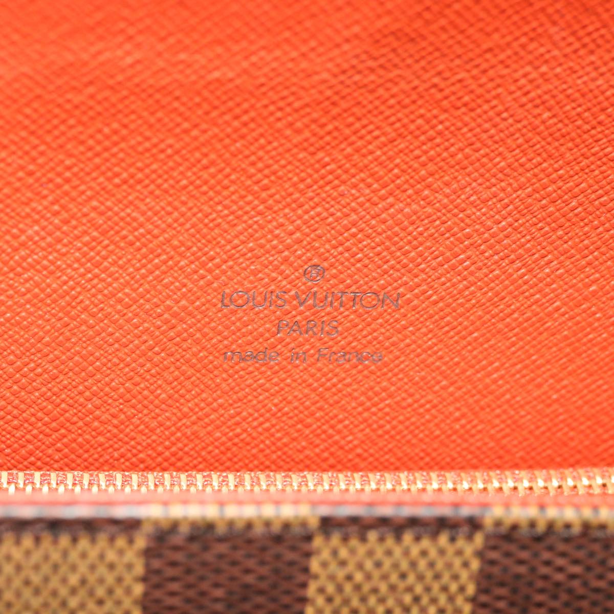 LOUIS VUITTON Damier Ebene Tribeca Carre Shoulder Bag N51161 LV Auth 65258A