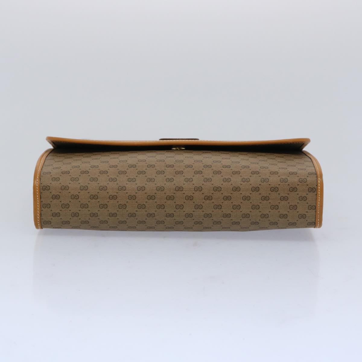 GUCCI Micro GG Supreme Shoulder Bag PVC Beige 004 261 0264 Auth 65293