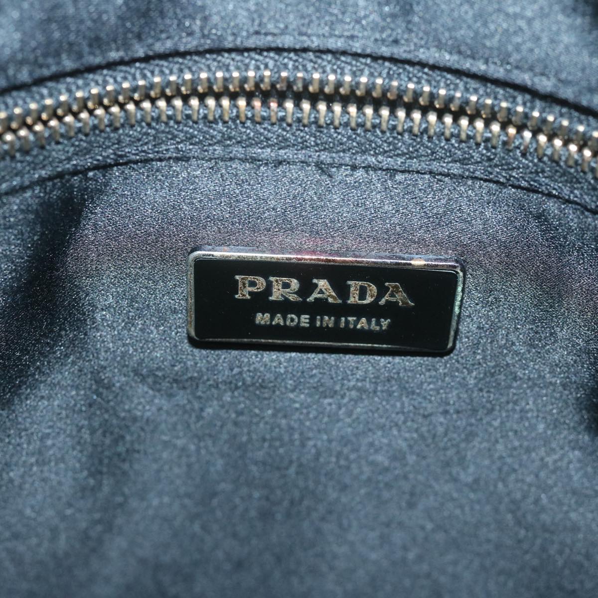 PRADA Shoulder Bag Leather Black Auth 65299