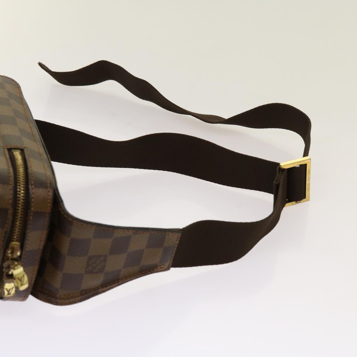 LOUIS VUITTON Damier Ebene Geronimos Shoulder Bag N51994 LV Auth 65344