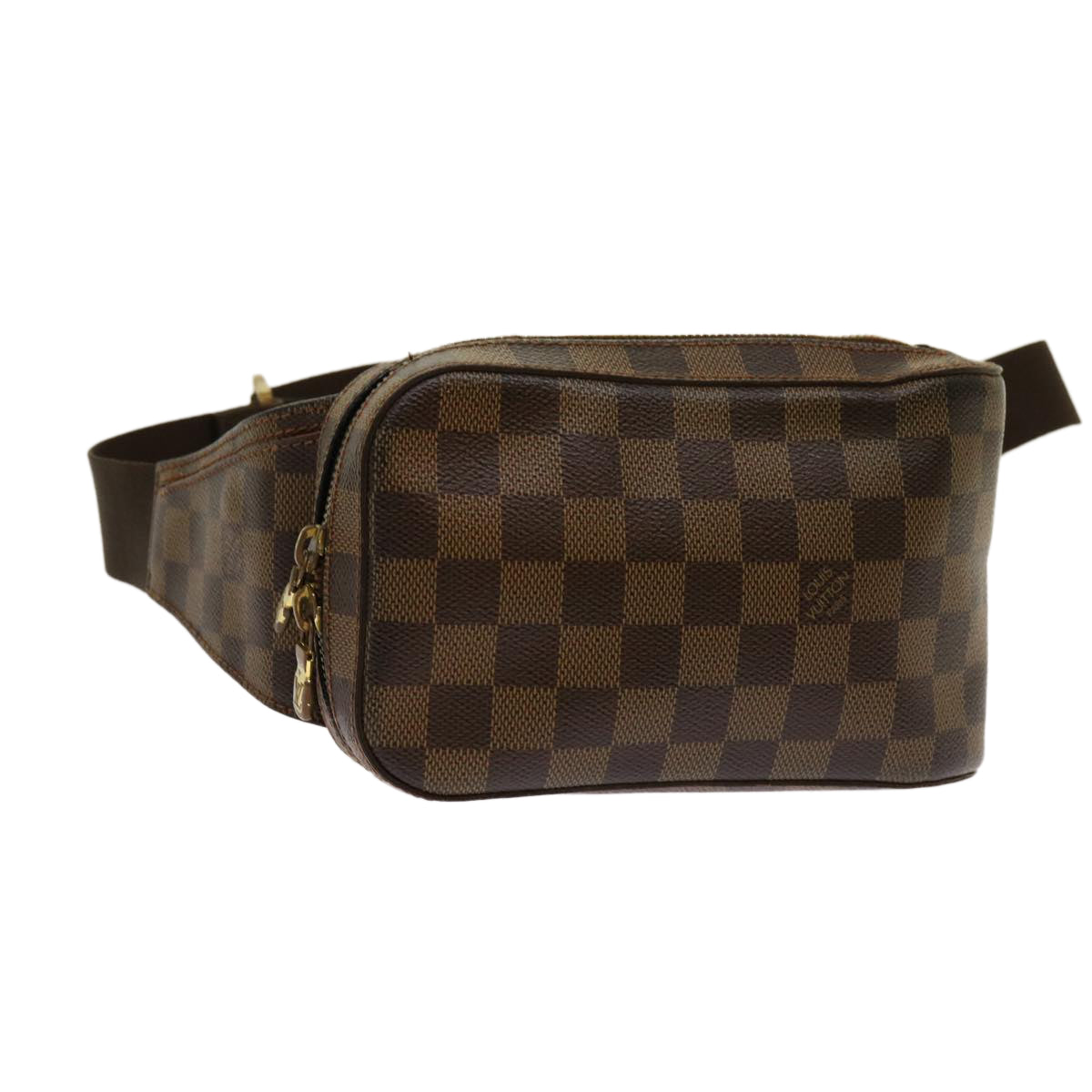 LOUIS VUITTON Damier Ebene Geronimos Shoulder Bag N51994 LV Auth 65344