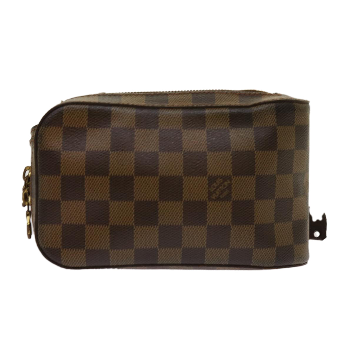 LOUIS VUITTON Damier Ebene Geronimos Shoulder Bag N51994 LV Auth 65344