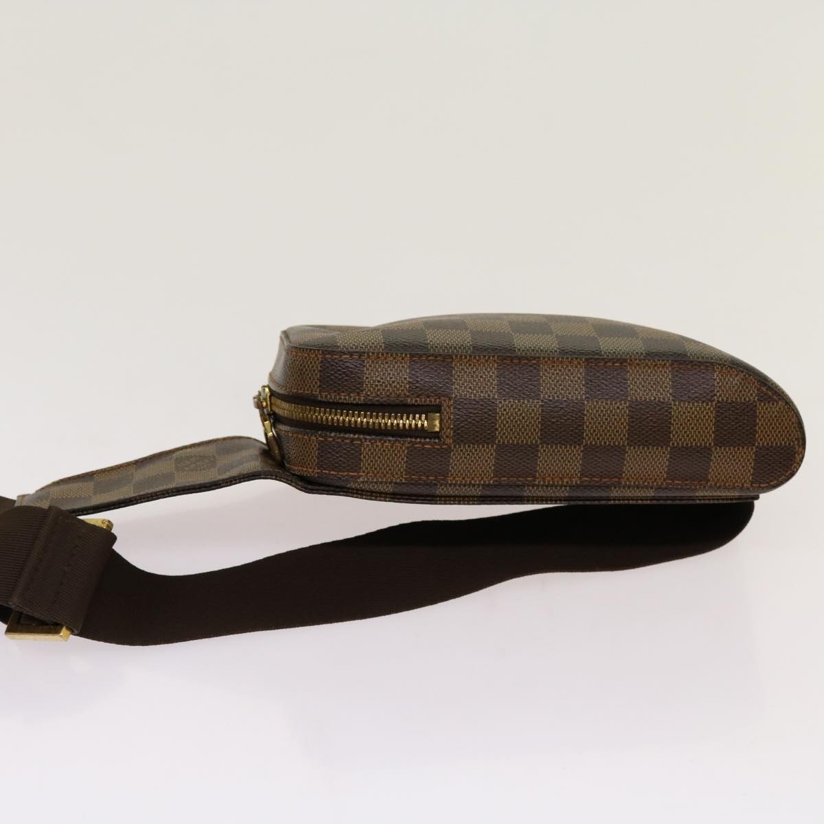 LOUIS VUITTON Damier Ebene Geronimos Shoulder Bag N51994 LV Auth 65344