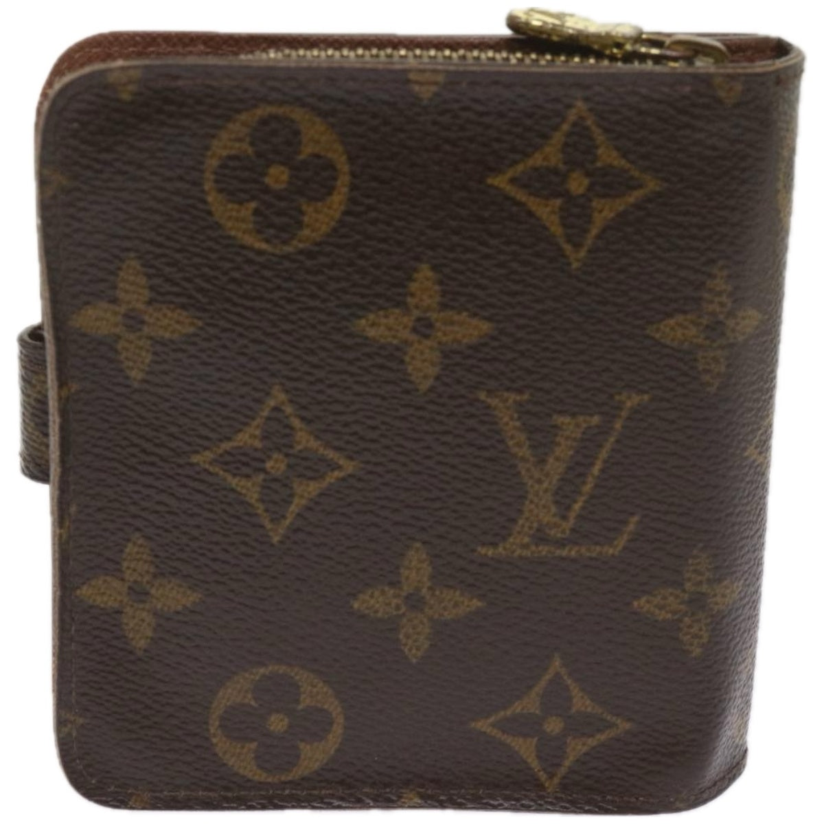 LOUIS VUITTON Monogram Compact Zip Wallet M61667 LV Auth 65345 - 0