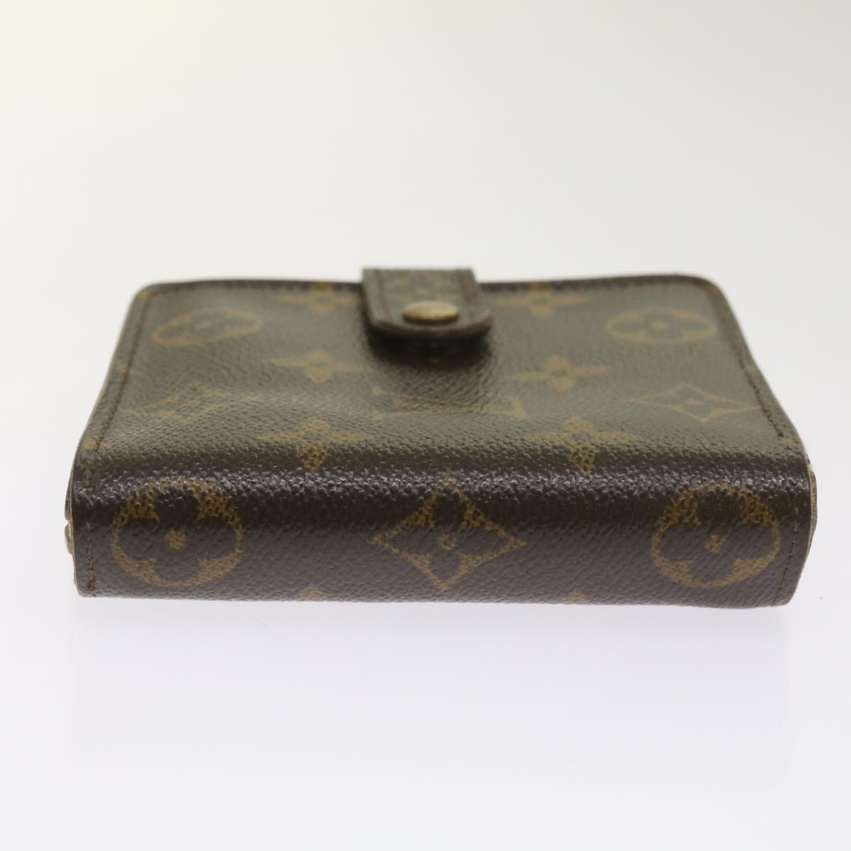 LOUIS VUITTON Monogram Compact Zip Wallet M61667 LV Auth 65345