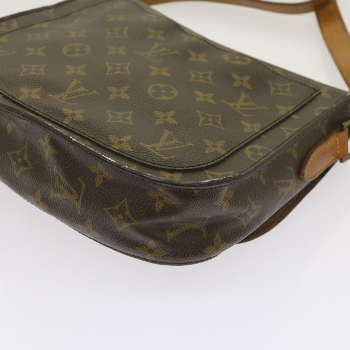 LOUIS VUITTON Monogram Saint Cloud GM Shoulder Bag M51242 LV Auth 65354