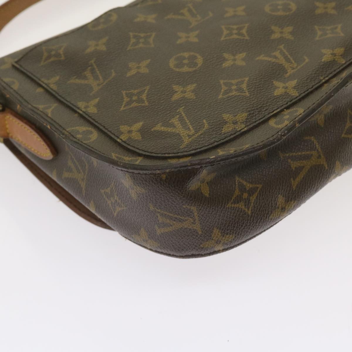 LOUIS VUITTON Monogram Saint Cloud GM Shoulder Bag M51242 LV Auth 65354