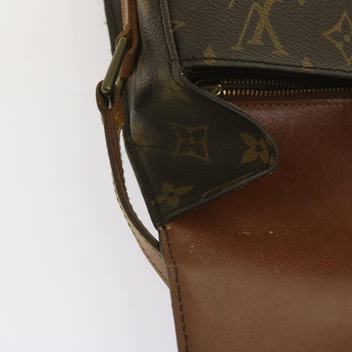 LOUIS VUITTON Monogram Saint Cloud GM Shoulder Bag M51242 LV Auth 65354