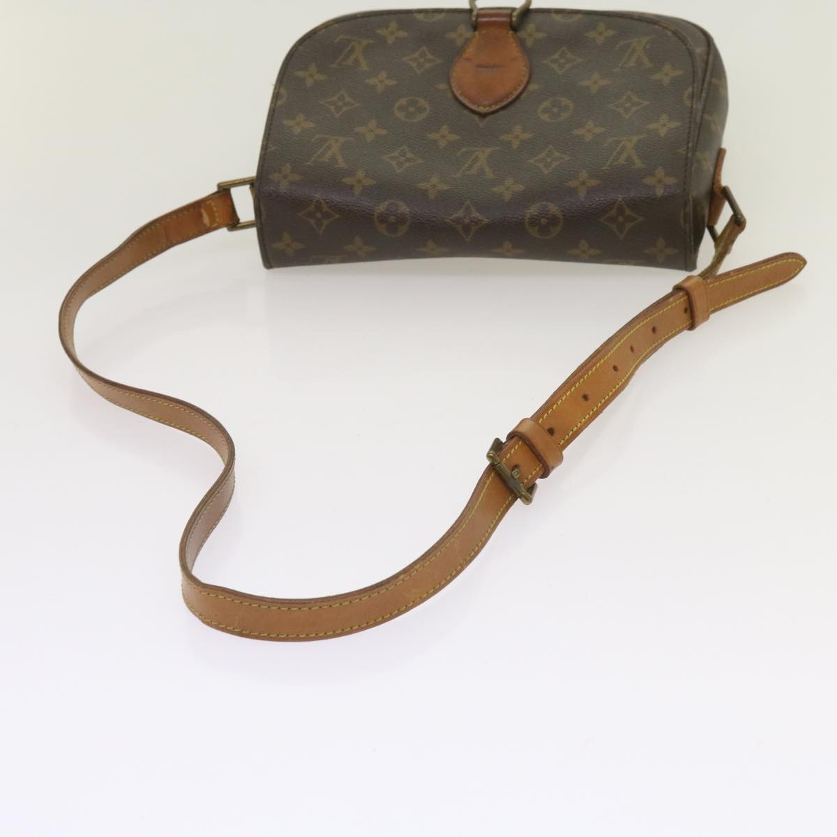 LOUIS VUITTON Monogram Saint Cloud GM Shoulder Bag M51242 LV Auth 65354