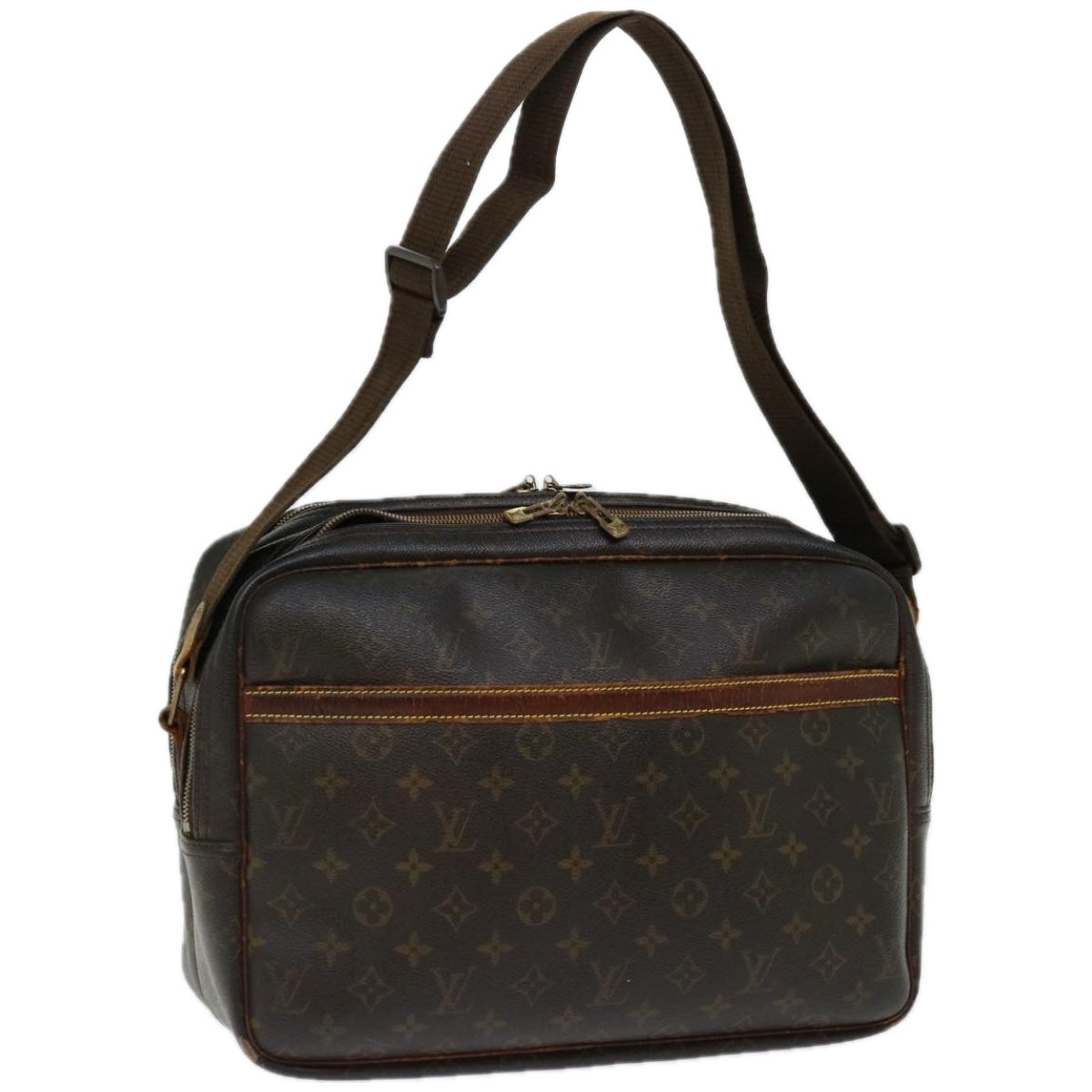 LOUIS VUITTON Monogram Reporter GM Shoulder Bag M45252 LV Auth 65367