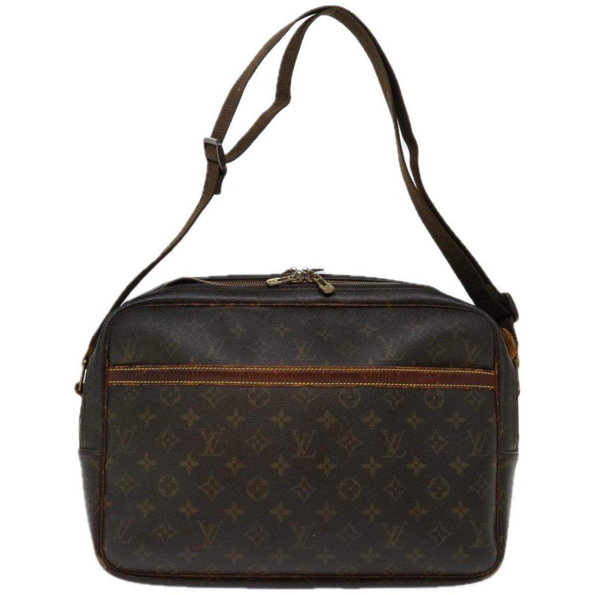 LOUIS VUITTON Monogram Reporter GM Shoulder Bag M45252 LV Auth 65367