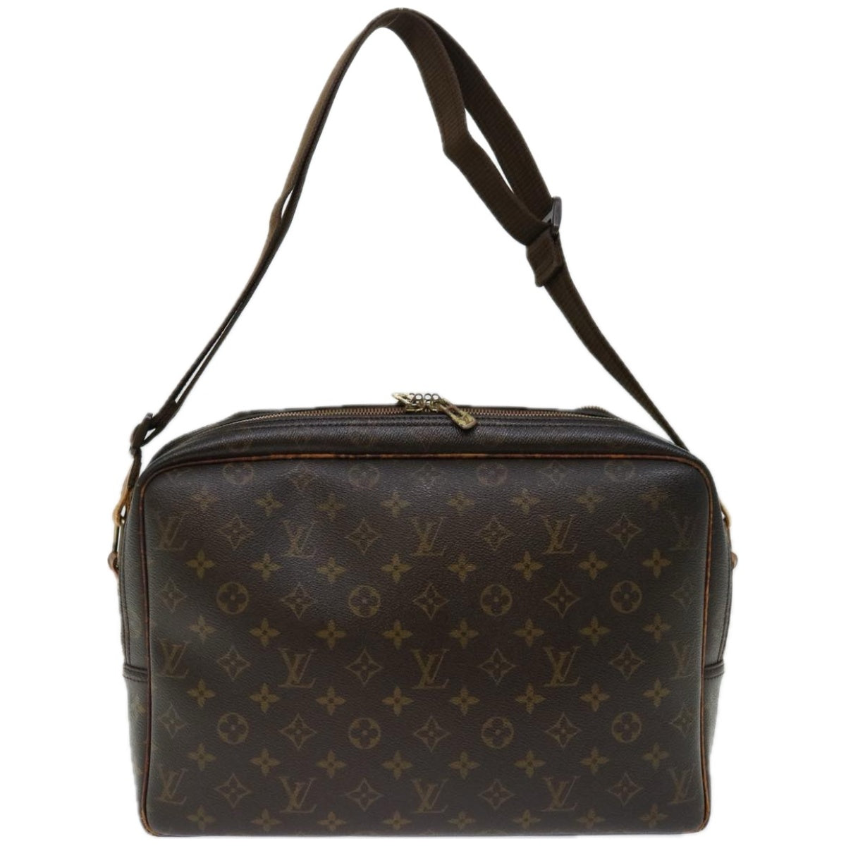 LOUIS VUITTON Monogram Reporter GM Shoulder Bag M45252 LV Auth 65367