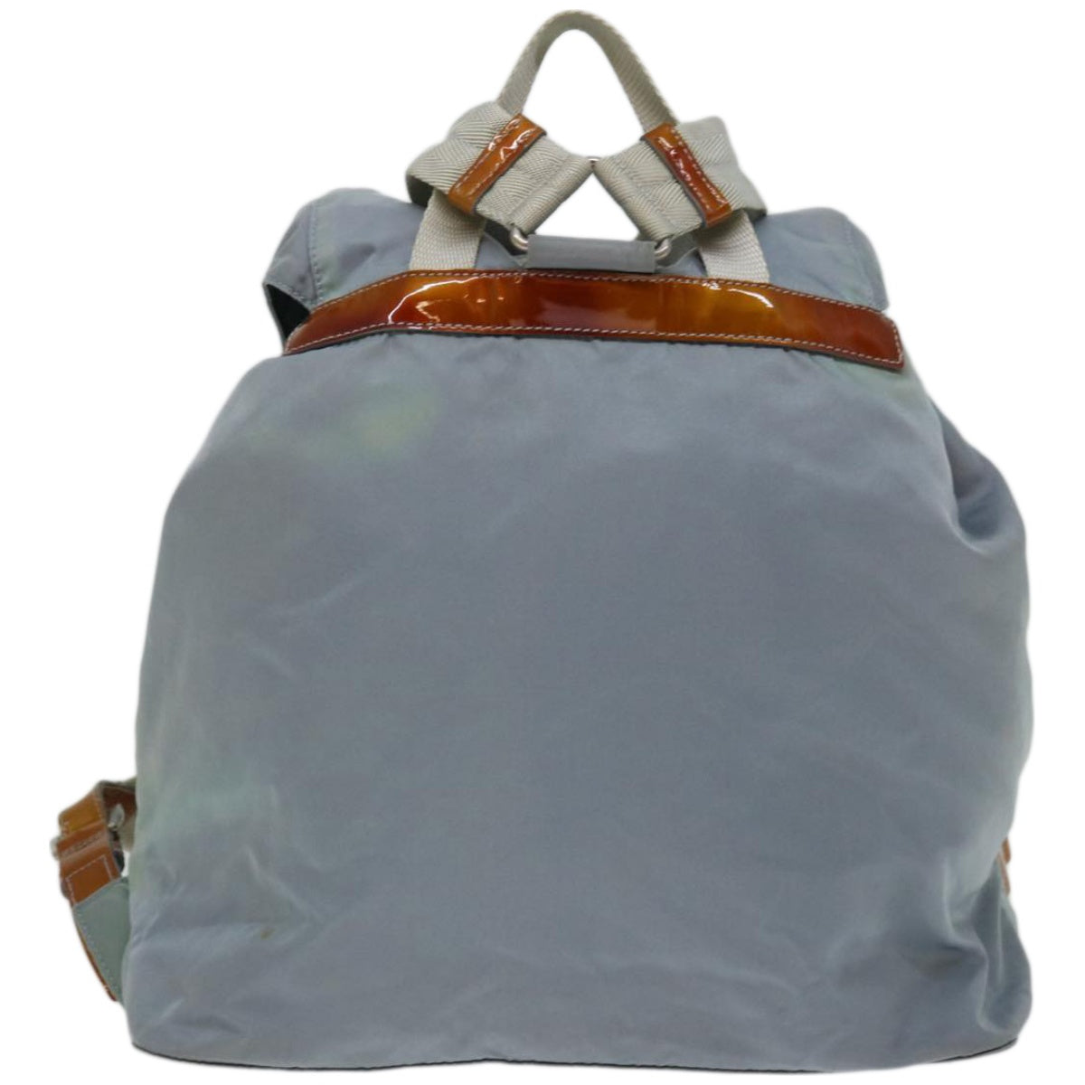 PRADA Backpack Nylon Light Blue Auth 65375