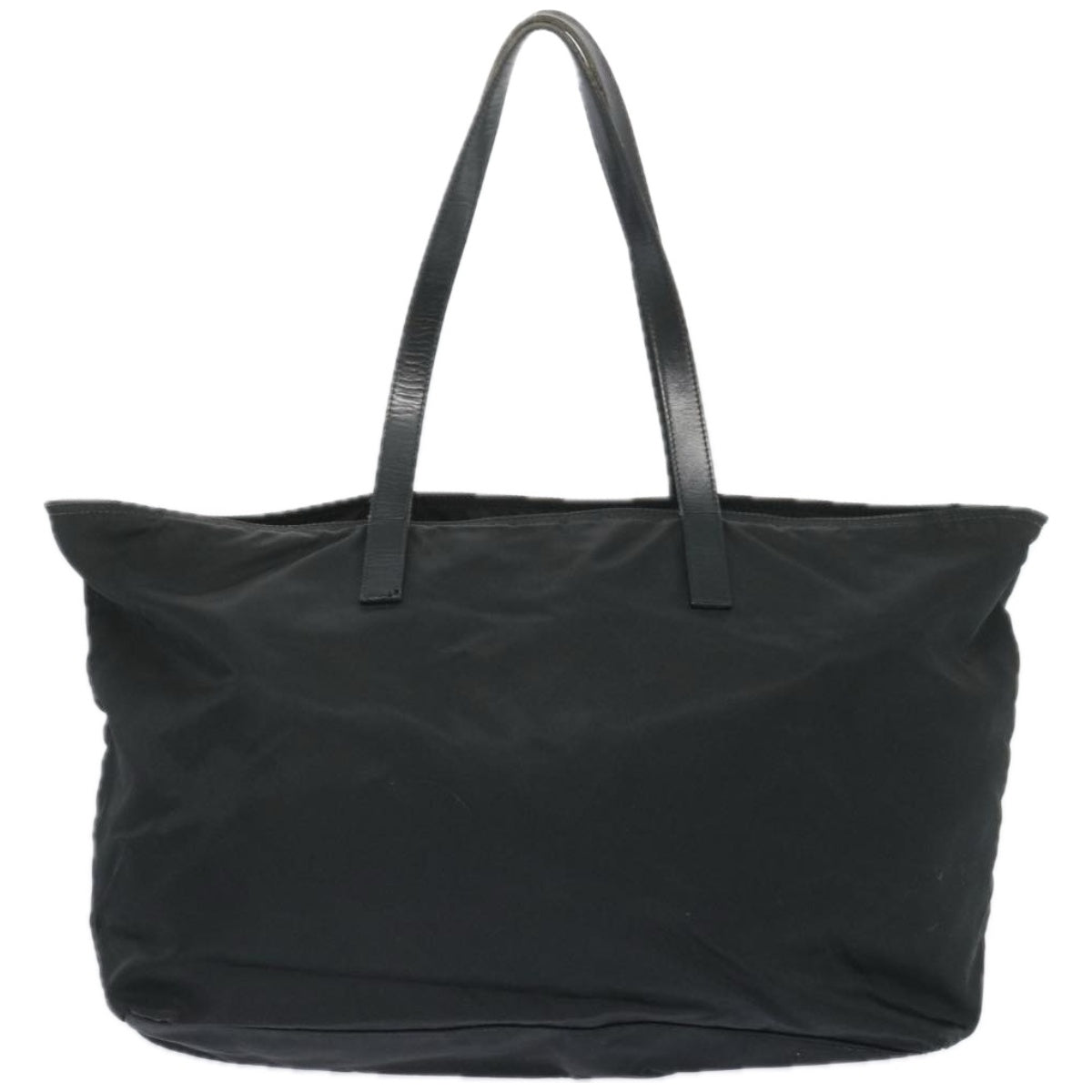 PRADA Tote Bag Nylon Black Auth 65377 - 0
