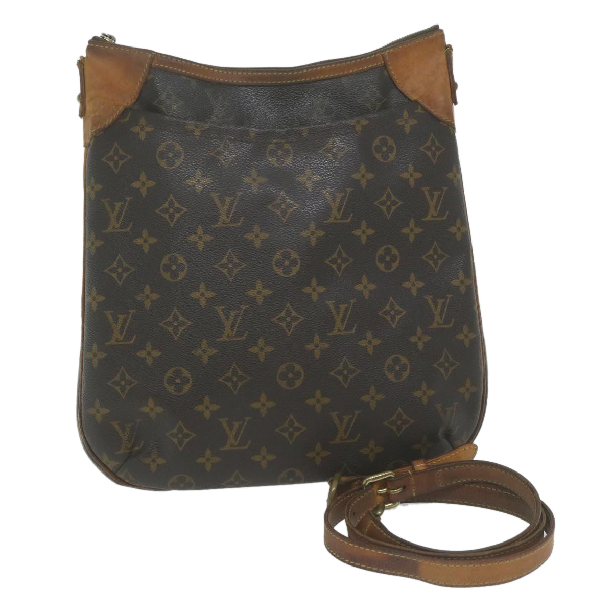 LOUIS VUITTON Monogram Odeon MM Shoulder Bag M56389 LV Auth 65436