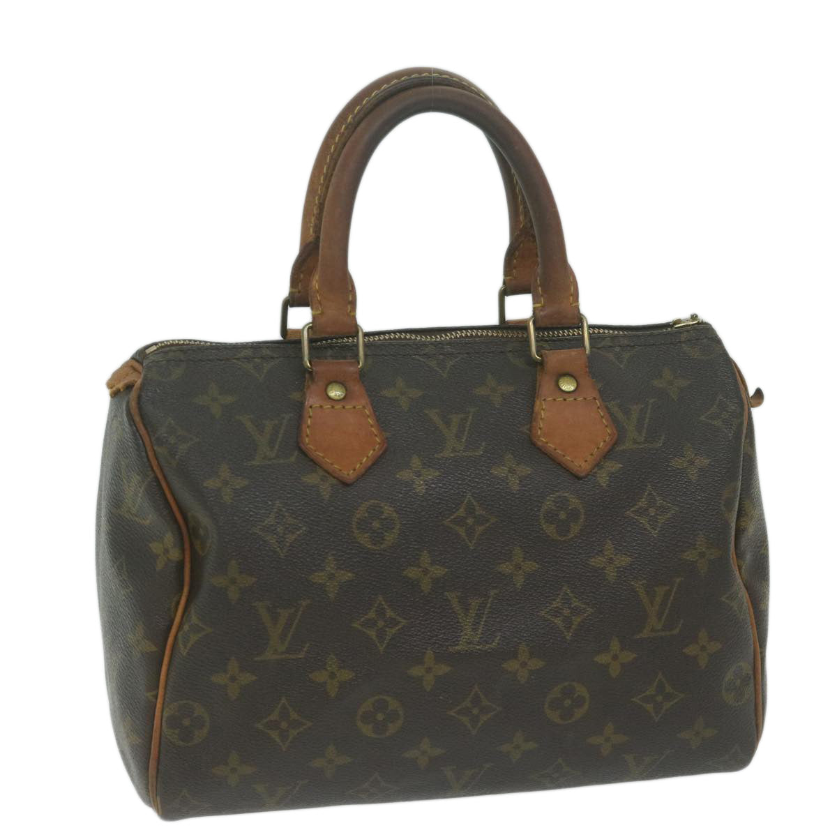 LOUIS VUITTON Monogram Speedy 25 Hand Bag M41528 LV Auth 65444