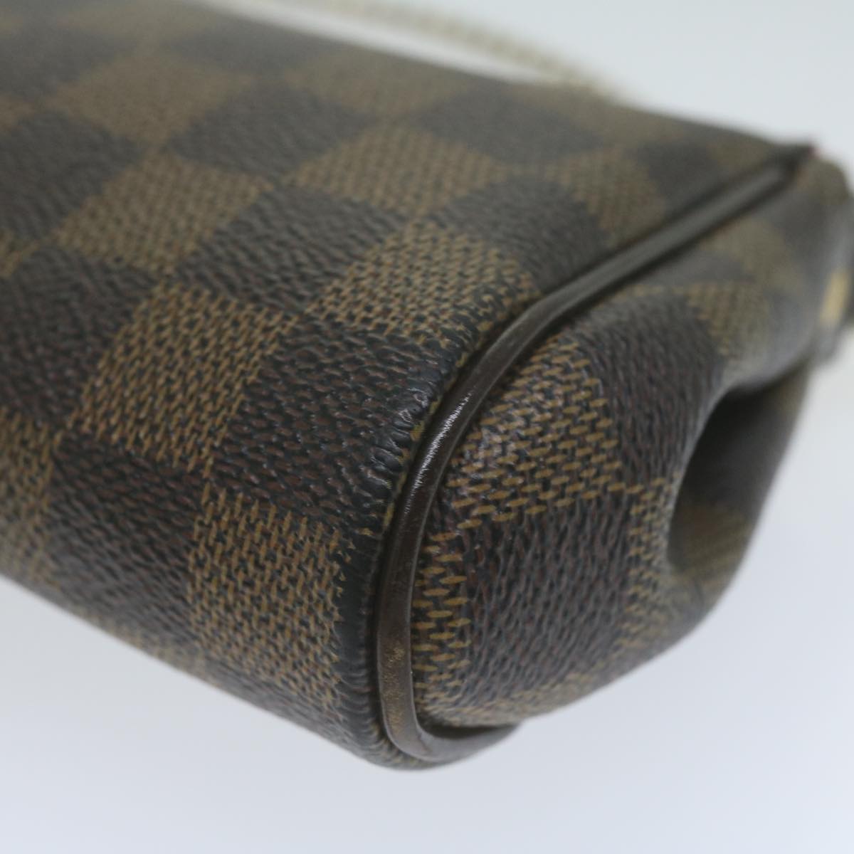 LOUIS VUITTON Damier Ebene Eva Shoulder Bag 2way N55213 LV Auth 65460