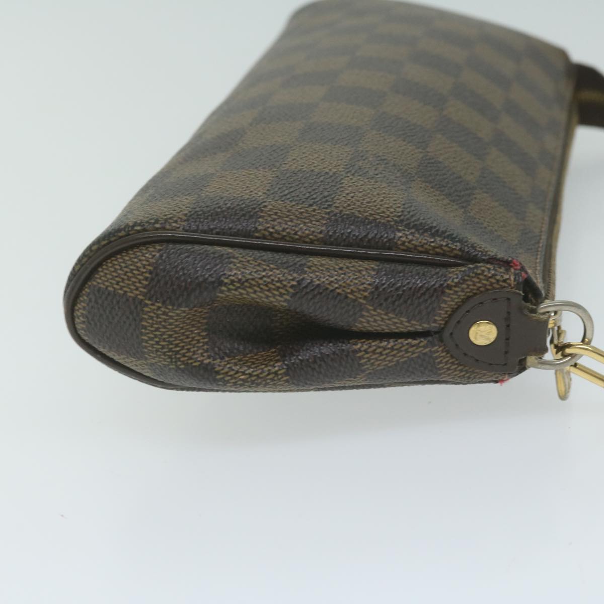 LOUIS VUITTON Damier Ebene Eva Shoulder Bag 2way N55213 LV Auth 65460