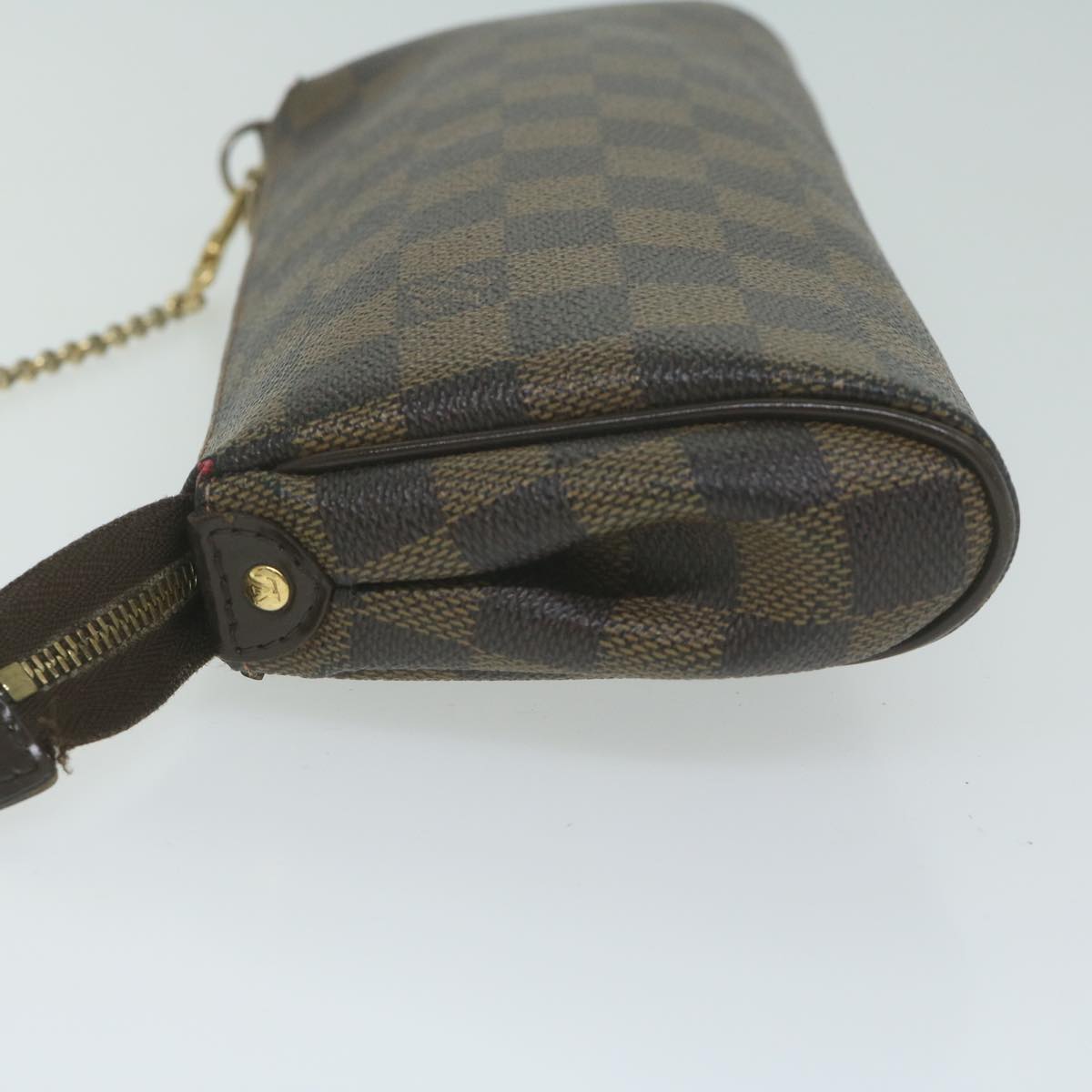 LOUIS VUITTON Damier Ebene Eva Shoulder Bag 2way N55213 LV Auth 65460