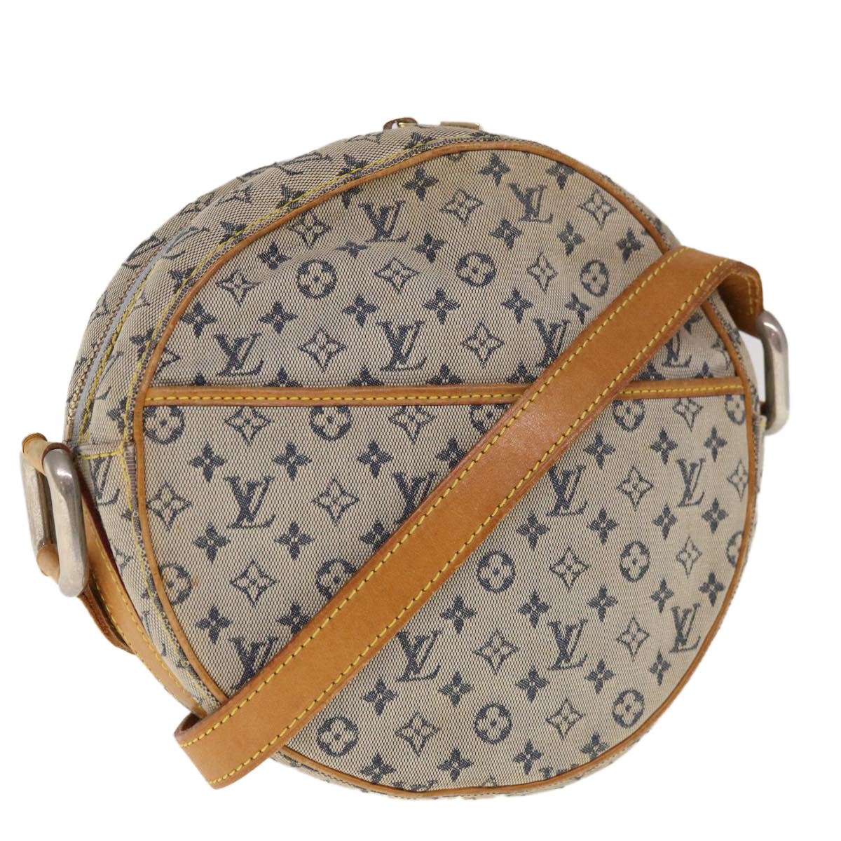 LOUIS VUITTON Monogram Mini Jeanne GM Shoulder Bag Blue M92000 LV Auth 65469