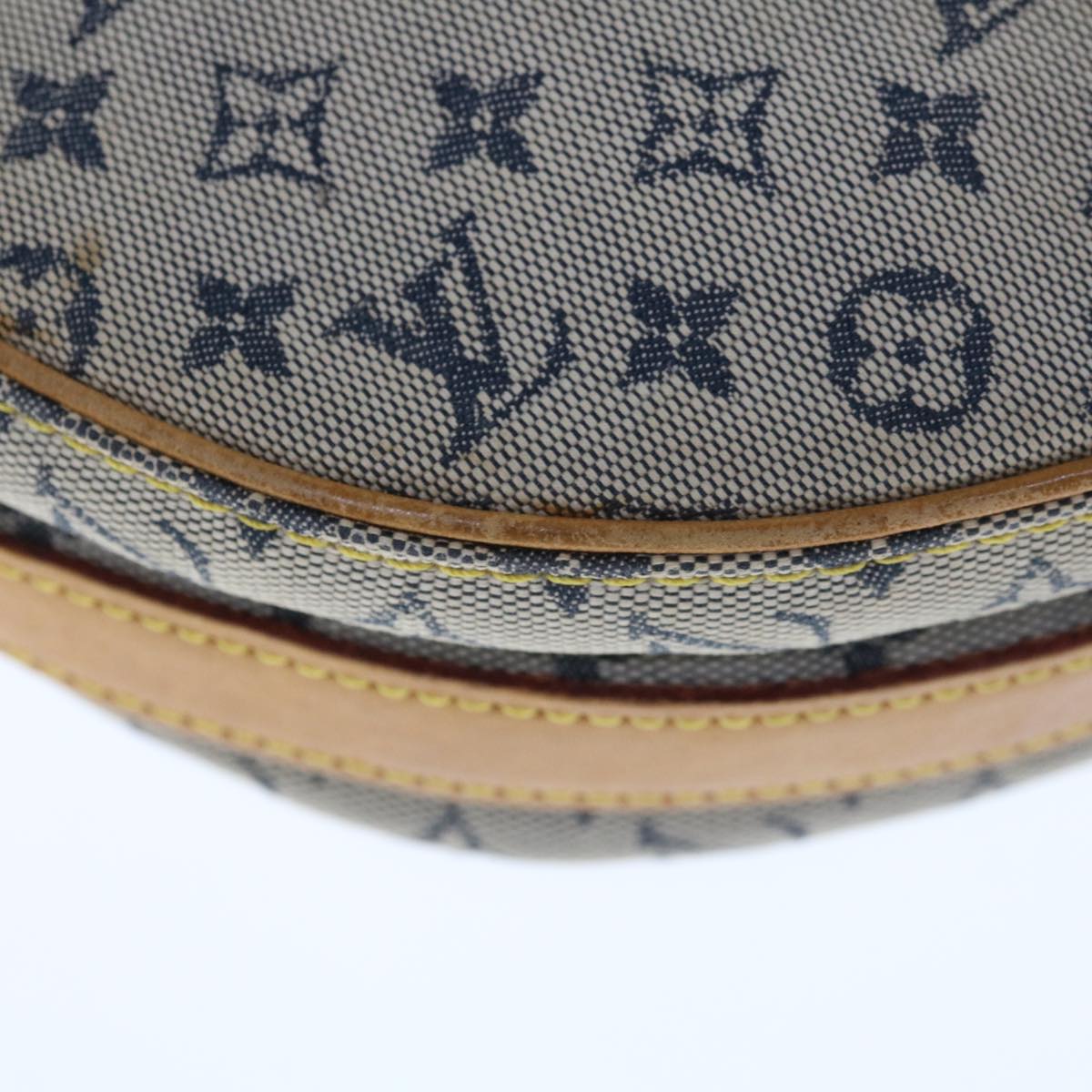 LOUIS VUITTON Monogram Mini Jeanne GM Shoulder Bag Blue M92000 LV Auth 65469