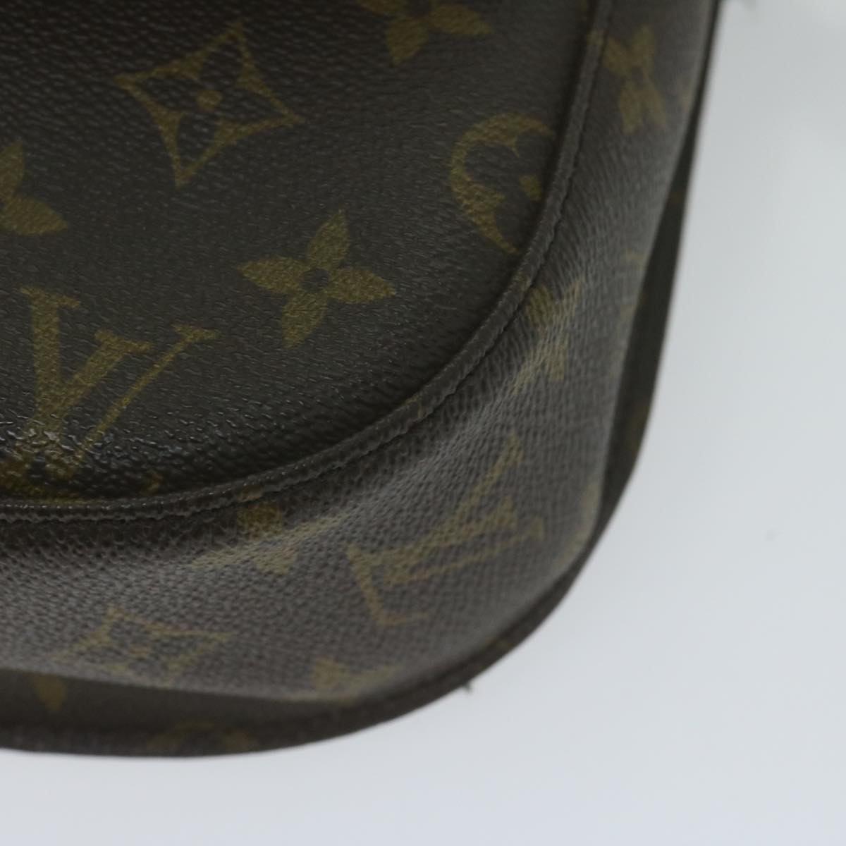 LOUIS VUITTON Monogram Saint Cloud GM Shoulder Bag M51242 LV Auth 65473