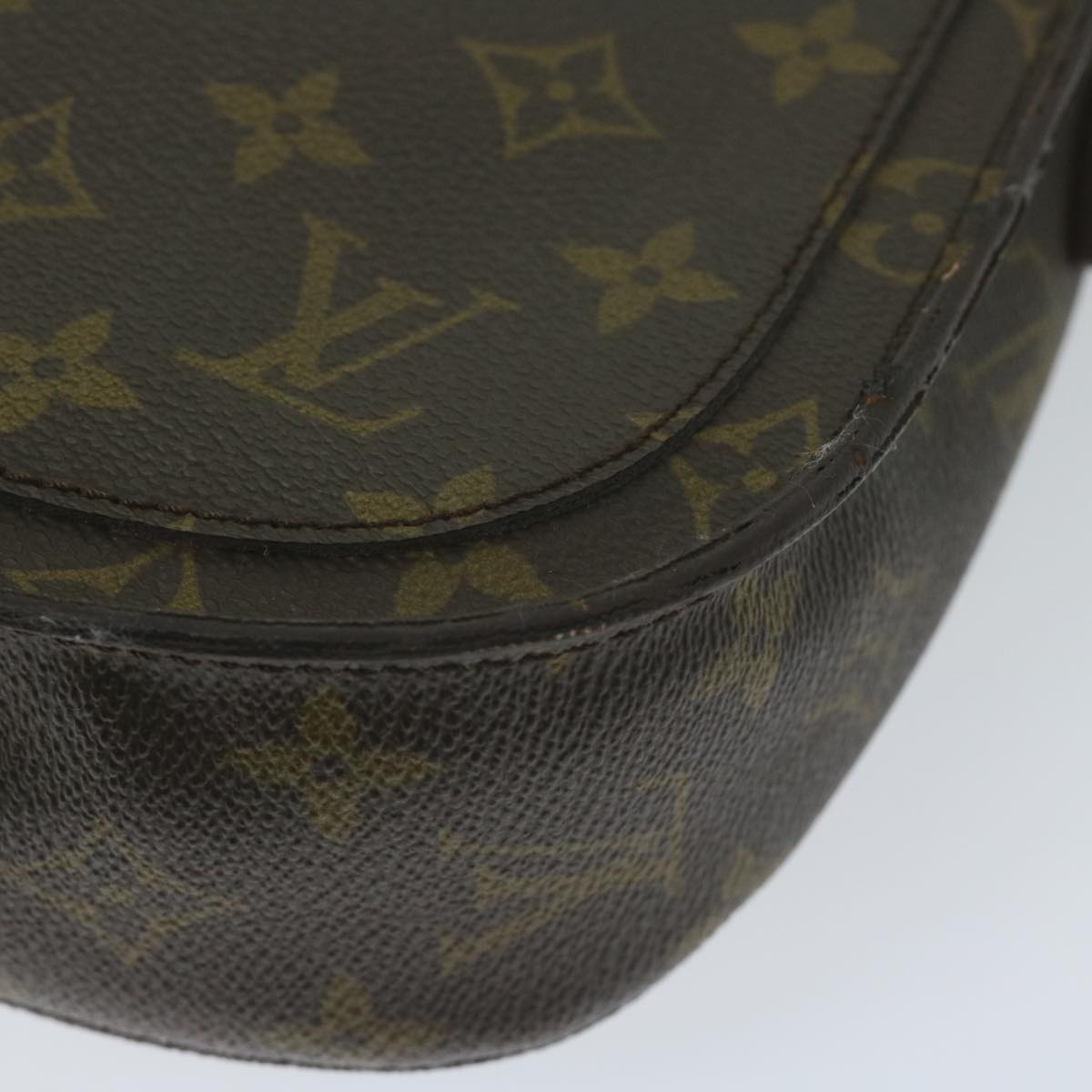 LOUIS VUITTON Monogram Saint Cloud GM Shoulder Bag M51242 LV Auth 65473