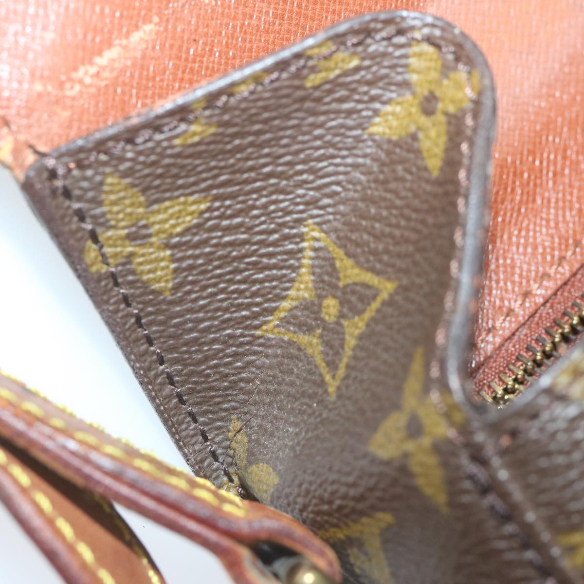 LOUIS VUITTON Monogram Saint Cloud GM Shoulder Bag M51242 LV Auth 65473