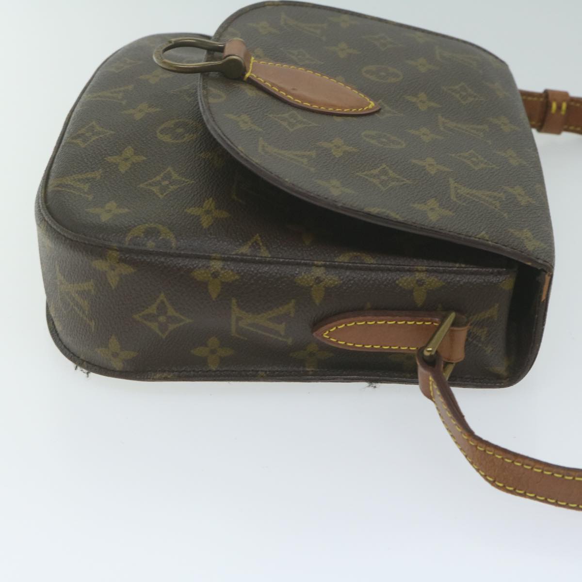 LOUIS VUITTON Monogram Saint Cloud GM Shoulder Bag M51242 LV Auth 65473