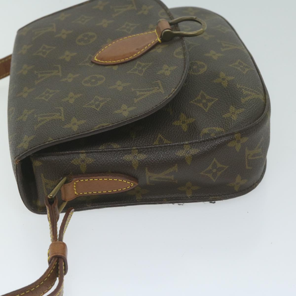 LOUIS VUITTON Monogram Saint Cloud GM Shoulder Bag M51242 LV Auth 65473