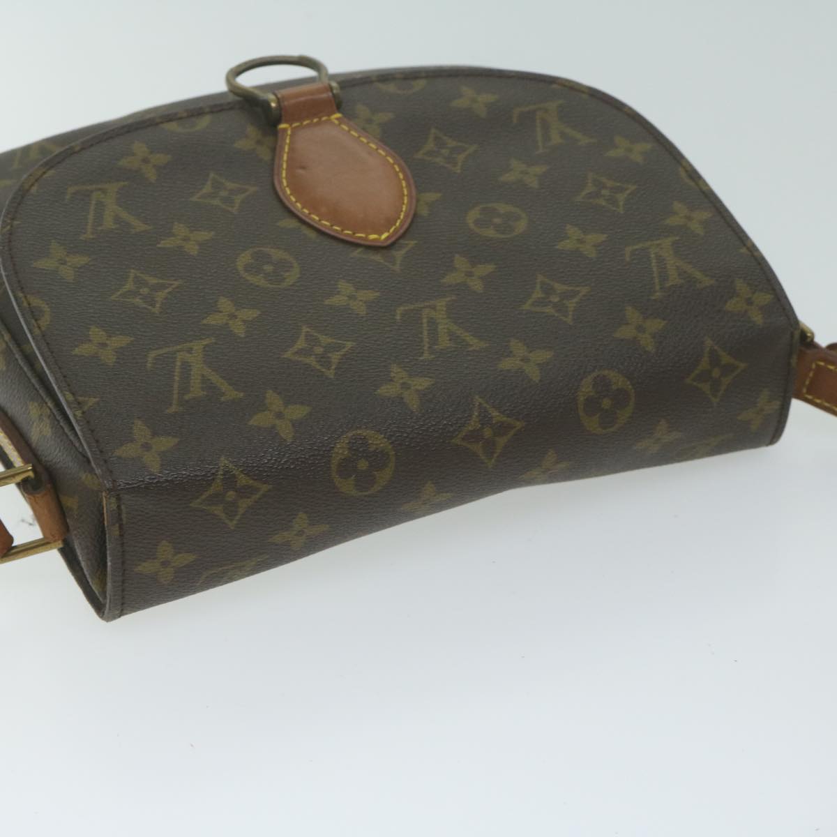 LOUIS VUITTON Monogram Saint Cloud GM Shoulder Bag M51242 LV Auth 65473