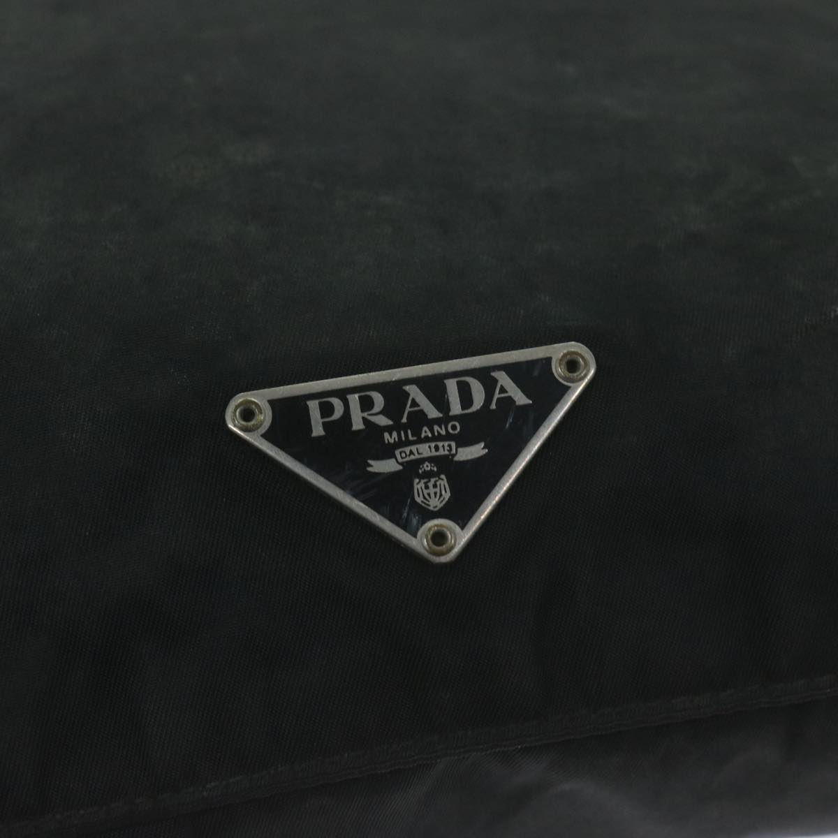 PRADA Shoulder Bag Nylon Black Auth 65513