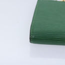 LOUIS VUITTON Epi Pochette Accessoires Pouch Green M52984 LV Auth 65519-11
