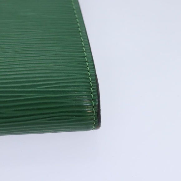 LOUIS VUITTON Epi Pochette Accessoires Pouch Green M52984 LV Auth 65519