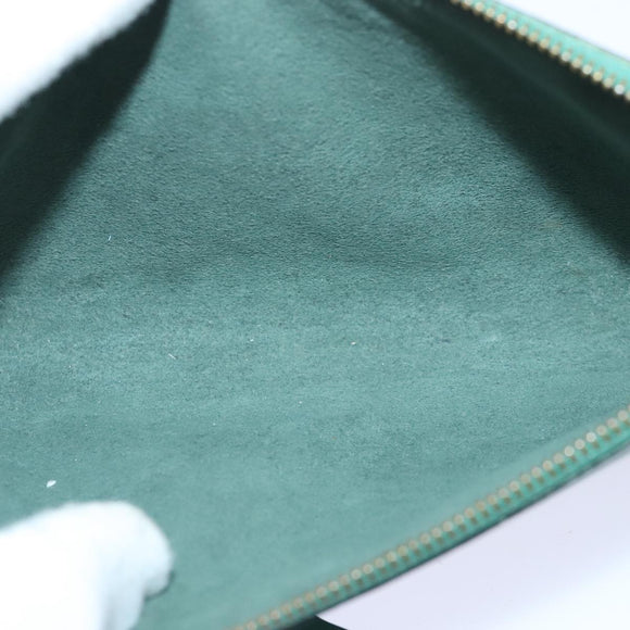 LOUIS VUITTON Epi Pochette Accessoires Pouch Green M52984 LV Auth 65519