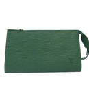LOUIS VUITTON Epi Pochette Accessoires Pouch Green M52984 LV Auth 65519-2