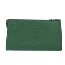 LOUIS VUITTON Epi Pochette Accessoires Pouch Green M52984 LV Auth 65519-3