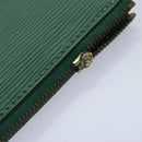 LOUIS VUITTON Epi Pochette Accessoires Pouch Green M52984 LV Auth 65519-7