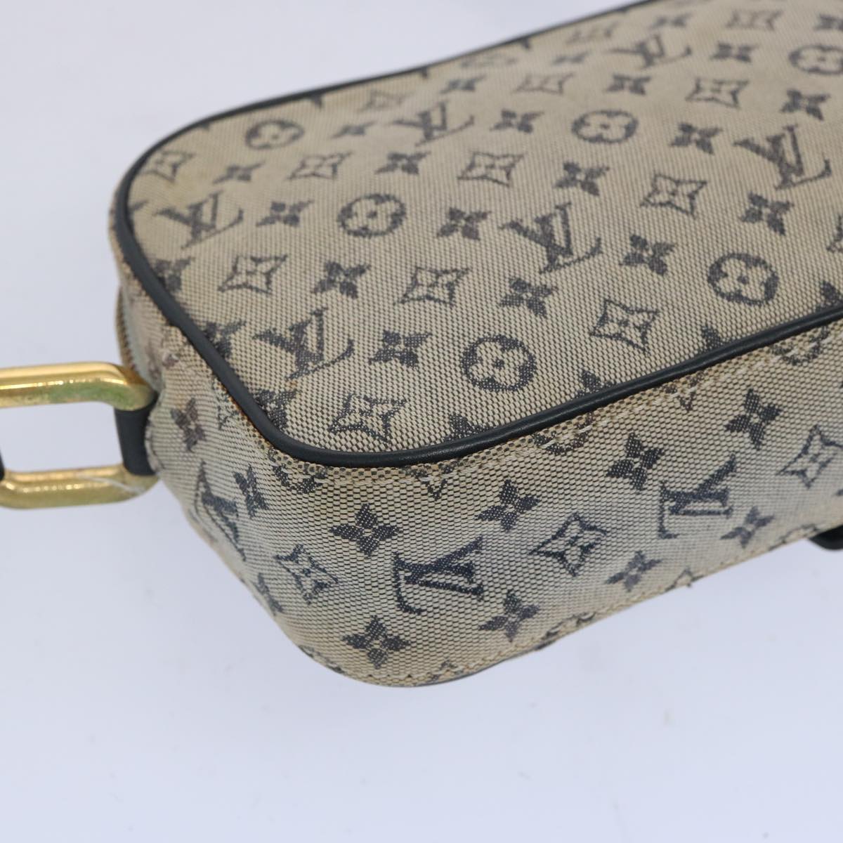 LOUIS VUITTON Monogram Mini Juliet MM Shoulder Bag Blue M92004 LV Auth 65523